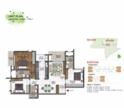 Godrej Arden 4BHK Floor Plan Type 1